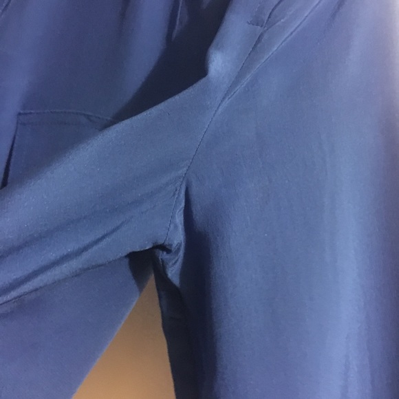 J.Crew Royal Blue Silk Blythe Blouse Size 0 - Picture 5 of 5